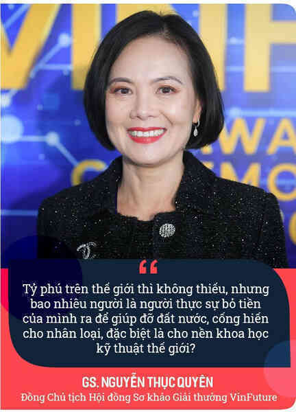 Nữ giáo sư gốc Việt của Hội đồng Sơ khảo VinFuture: Tỷ phú trên thế giới không thiếu, nhưng có bao nhiêu người làm những việc như anh Phạm Nhật Vượng? - Ảnh 2. Nữ giáo sư gốc Việt của Hội đồng Sơ khảo VinFuture: Tỷ phú trên thế giới không thiếu, nhưng có bao nhiêu người làm những việc như anh Phạm Nhật Vượng? - Ảnh 2.