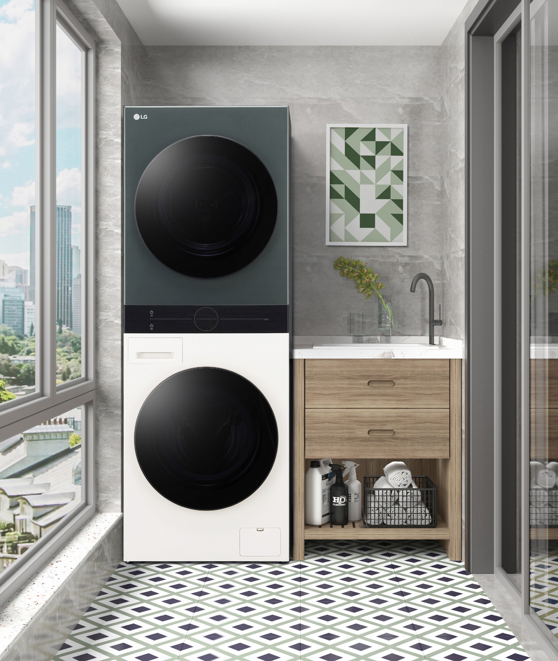 LG ra mắt tháp giặt sấy LG WashTower, giá 69.9 triệu đồng - Ảnh 2. LG ra mắt tháp giặt sấy LG WashTower, giá 69.9 triệu đồng - Ảnh 2.