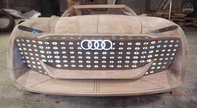 Ông bố Việt Nam làm Audi gỗ tặng con gái: Mất hơn 2 tháng, được báo chí phương Tây ngợi ca - Ảnh 8.