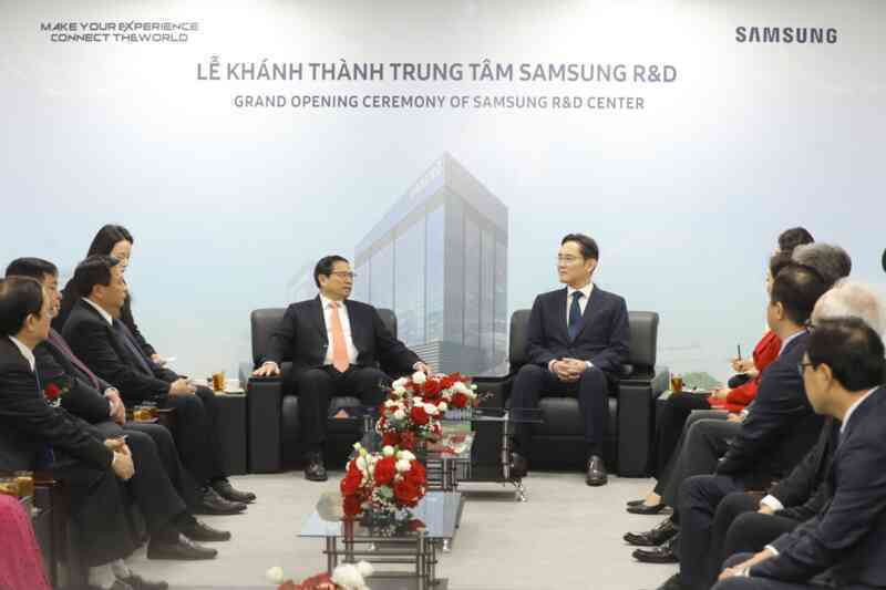 Hoàn thành lời hứa với Chính phủ Việt Nam, Samsung ra mắt Trung tâm R&D lớn nhất Đông Nam Á tại Hà Nội - Ảnh 3. Hoàn thành lời hứa với Chính phủ Việt Nam, Samsung ra mắt Trung tâm R&D lớn nhất Đông Nam Á tại Hà Nội - Ảnh 3.