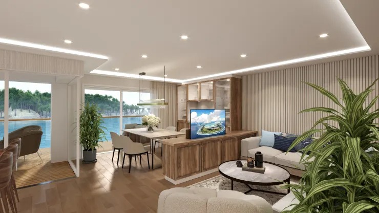 Nhân viên công nghệ 28 tuổi thuê phòng trên siêu du thuyền trong 12 năm để có được môi trường làm việc từ xa tuyệt vời nhất - Ảnh 6. Nhân viên công nghệ 28 tuổi thuê phòng trên siêu du thuyền trong 12 năm để có được môi trường làm việc từ xa tuyệt vời nhất - Ảnh 6.