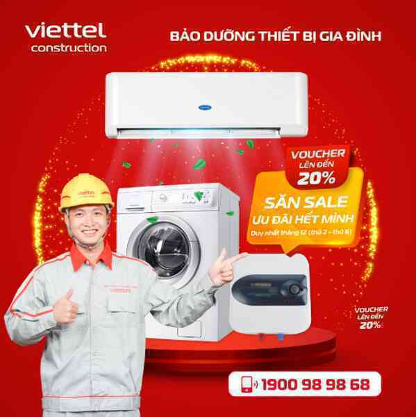 Đón Tết thảnh thơi từ dịch vụ của Viettel Construction