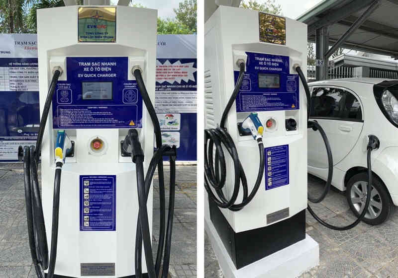 Trước VinFast từ lâu, EVN đã tự sản xuất và lắp đặt trạm sạc nhanh cho ô tô điện, vừa được trao giải Make in Viet Nam - Ảnh 2. Trước VinFast từ lâu, EVN đã tự sản xuất và lắp đặt trạm sạc nhanh cho ô tô điện, vừa được trao giải Make in Viet Nam - Ảnh 2.