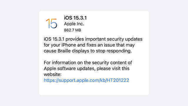 Apple phát hành iOS 15.3.1 để sửa triệt để lỗ hổng bảo mật Safari - Ảnh 2. Apple phát hành iOS 15.3.1 để sửa triệt để lỗ hổng bảo mật Safari - Ảnh 2.
