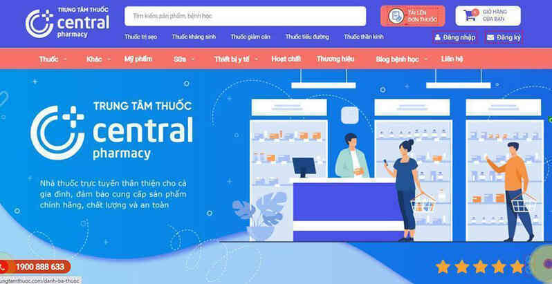 Trung Tâm Thuốc Central Pharmacy - nhà thuốc tiên phong chăm sóc sức khỏe toàn diện