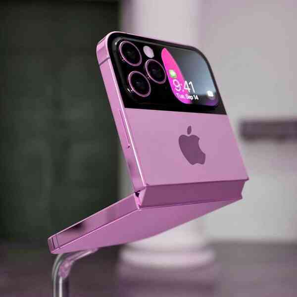 Giải mã iPhone nắp gập hồng