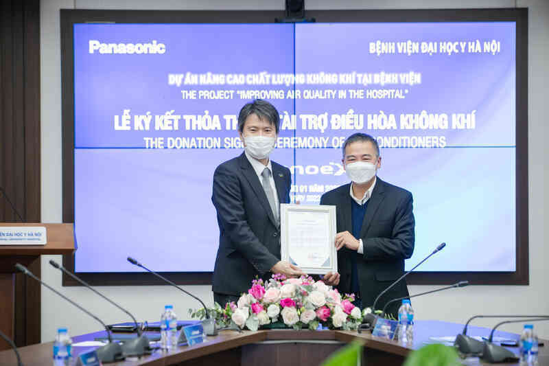 Panasonic khởi động dự án “Nâng cao chất lượng không khí tại bệnh viện” trao tặng điều hòa tích hợp công nghệ lọc khí nanoe™ X