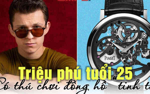 Thành triệu phú ở tuổi 25 nhưng “người nhện” Tom Holland có thú chơi sang rất chững chạc: Không kim cương, không phức tạp mà chọn 1 yếu tố đầy tinh tế
