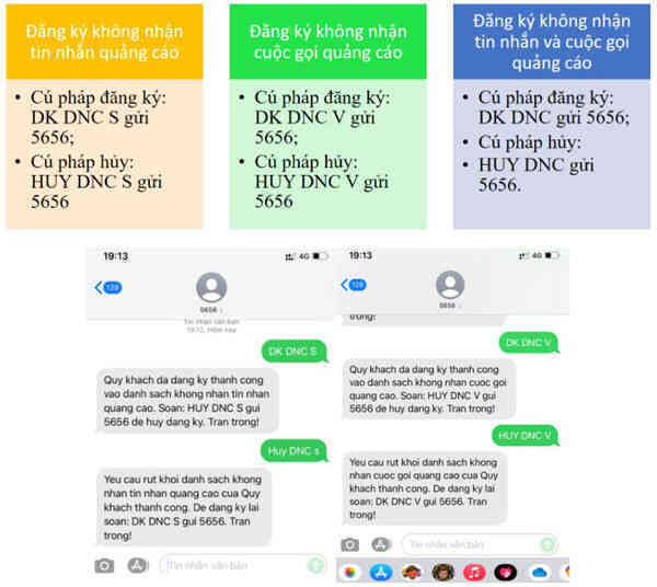 Bổ sung 2 hình thức đăng ký danh sách không quảng cáo cho người dùng