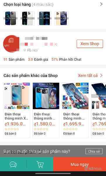 Nhiều người bị lừa mua phải điện thoại kém chất lượng trên sàn thương mại điện tử