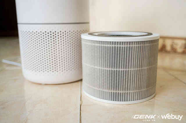 Đánh giá máy lọc không khí Levoit Core 300s: Nhỏ xíu mà dùng được phòng to, quạt khỏe, hút nhanh, điều khiển giọng nói bằng tiếng Việt - Ảnh 2. Đánh giá máy lọc không khí Levoit Core 300s: Nhỏ xíu mà dùng được phòng to, quạt khỏe, hút nhanh, điều khiển giọng nói bằng tiếng Việt - Ảnh 2.