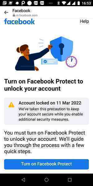 Hướng dẫn bật Facebook Protect