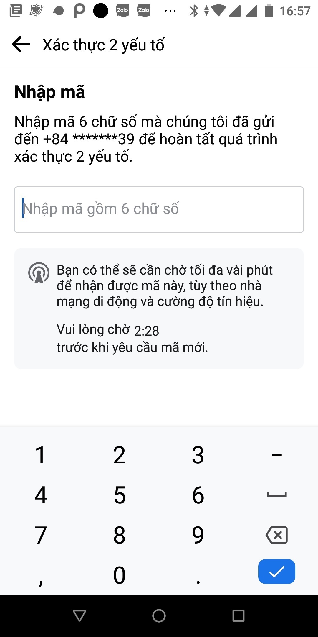 Hướng dẫn bật Facebook Protect qua SMS