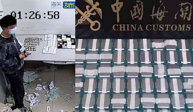 Dán CPU Intel và điện thoại gập lên người để nhập lậu, thanh niên Trung Quốc bị bắt vì dáng đi kỳ lạ của mình