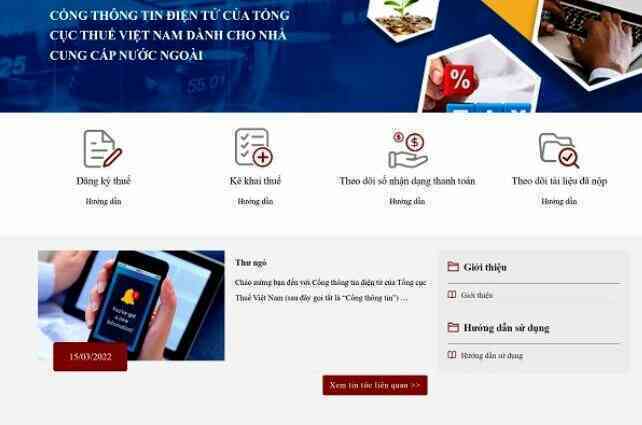 Người nước ngoài hoạt động TMĐT xuyên biên giới tại Việt Nam có thể khai, nộp thuế trực tuyến
