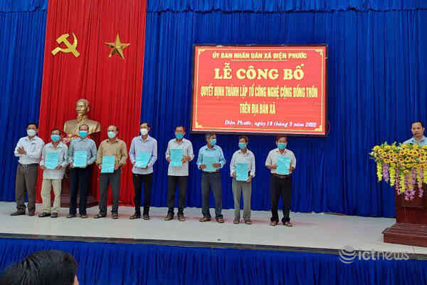 3 địa phương thành lập gần 2.300 Tổ công nghệ cộng đồng hỗ trợ chuyển đổi số