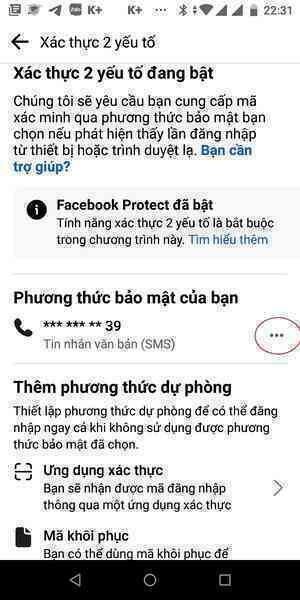 Hướng dẫn cập nhật Facebook Protect trên điện thoại