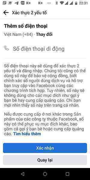 Hướng dẫn cập nhật Facebook Protect trên điện thoại