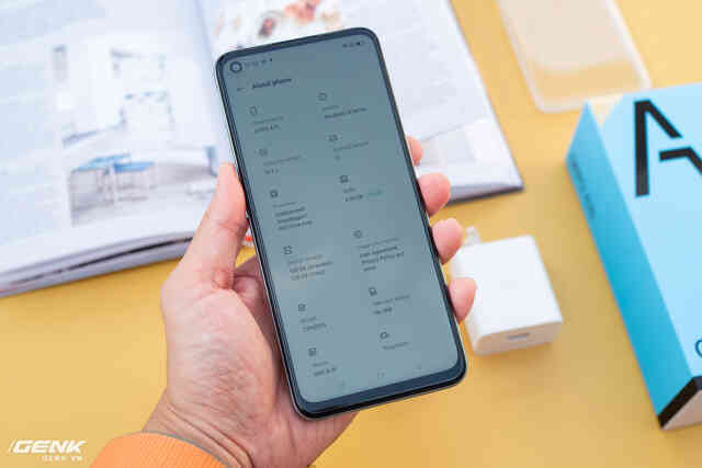 Trên tay OPPO A76: Thiết kế thời trang, pin khủng, có sạc nhanh nhất phân khúc, giá dưới 6 triệu đồng - Ảnh 15. Trên tay OPPO A76: Thiết kế thời trang, pin khủng, có sạc nhanh nhất phân khúc, giá dưới 6 triệu đồng - Ảnh 15.