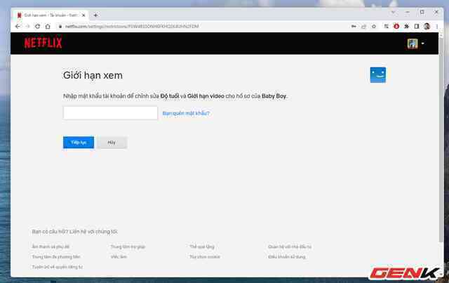 Cách bật tính năng kiểm soát của cha mẹ cho tài khoản Netflix - Ảnh 7. Cách bật tính năng kiểm soát của cha mẹ cho tài khoản Netflix - Ảnh 7.