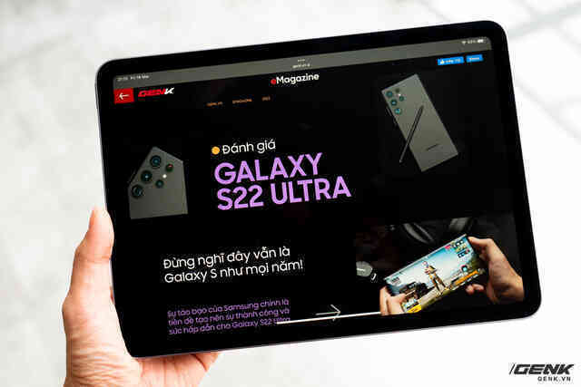 Trên tay iPad Air 5 mới về VN: "Bình cũ rượu mới", chip M1 liệu có đáng mua hơn iPad Pro? - Ảnh 6. Trên tay iPad Air 5 mới về VN: "Bình cũ rượu mới", chip M1 liệu có đáng mua hơn iPad Pro? - Ảnh 6.