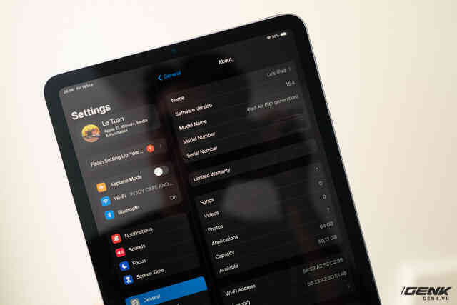 Trên tay iPad Air 5 mới về VN: "Bình cũ rượu mới", chip M1 liệu có đáng mua hơn iPad Pro? - Ảnh 10. Trên tay iPad Air 5 mới về VN: "Bình cũ rượu mới", chip M1 liệu có đáng mua hơn iPad Pro? - Ảnh 10.