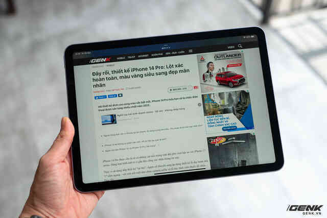 Trên tay iPad Air 5 mới về VN: "Bình cũ rượu mới", chip M1 liệu có đáng mua hơn iPad Pro? - Ảnh 12. Trên tay iPad Air 5 mới về VN: "Bình cũ rượu mới", chip M1 liệu có đáng mua hơn iPad Pro? - Ảnh 12.