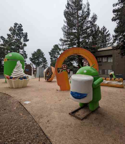 Tượng Android tại trụ sở Google bất ngờ biến mất ảnh 3 Tuong Android tai tru so Google bat ngo bien mat anh 3