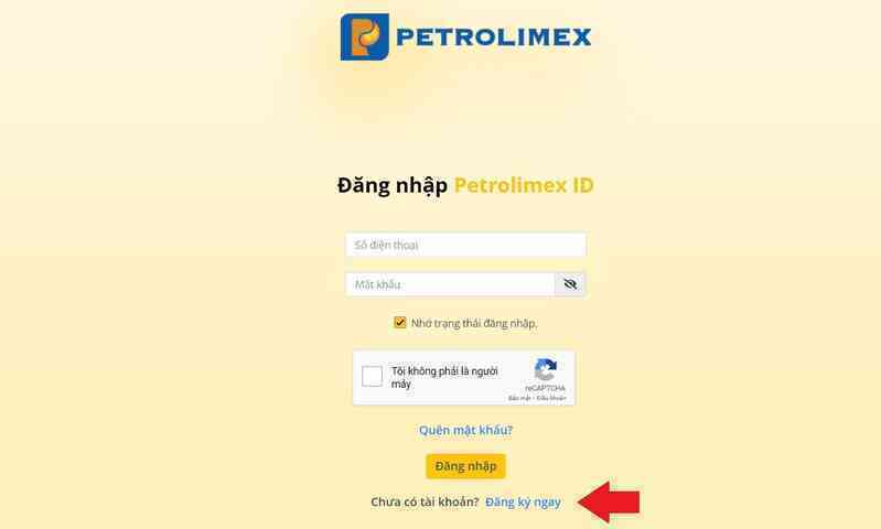 Hướng dẫn đăng ký Petrolimex ID tích điểm xăng dầu