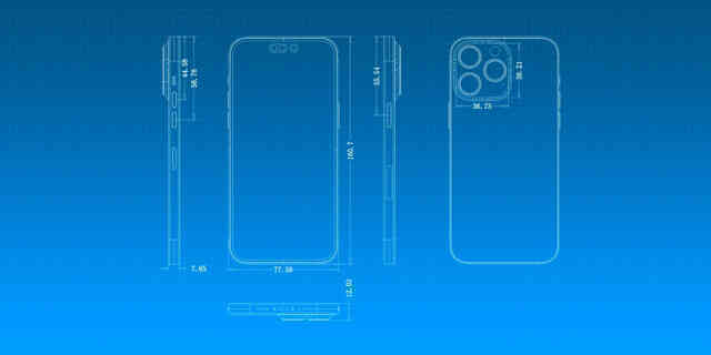 Ảnh kết xuất iPhone 14 Pro cho thấy độ lồi cụm camera, khẳng định sự hiện diện của notch hình 'viên thuốc' - Ảnh 2. Ảnh kết xuất iPhone 14 Pro cho thấy độ lồi cụm camera, khẳng định sự hiện diện của notch hình 'viên thuốc' - Ảnh 2.