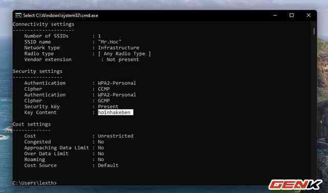 Cách đơn giản để tìm lại mật khẩu Wi-Fi bạn đã từng kết nối trong Windows 11 - Ảnh 11. Cách đơn giản để tìm lại mật khẩu Wi-Fi bạn đã từng kết nối trong Windows 11 - Ảnh 11.
