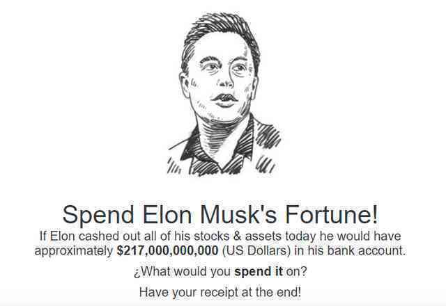 Có hơn 200 tỷ USD như Elon Musk, bạn sẽ mua được những gì, website này sẽ giúp bạn trả lời câu hỏi đó