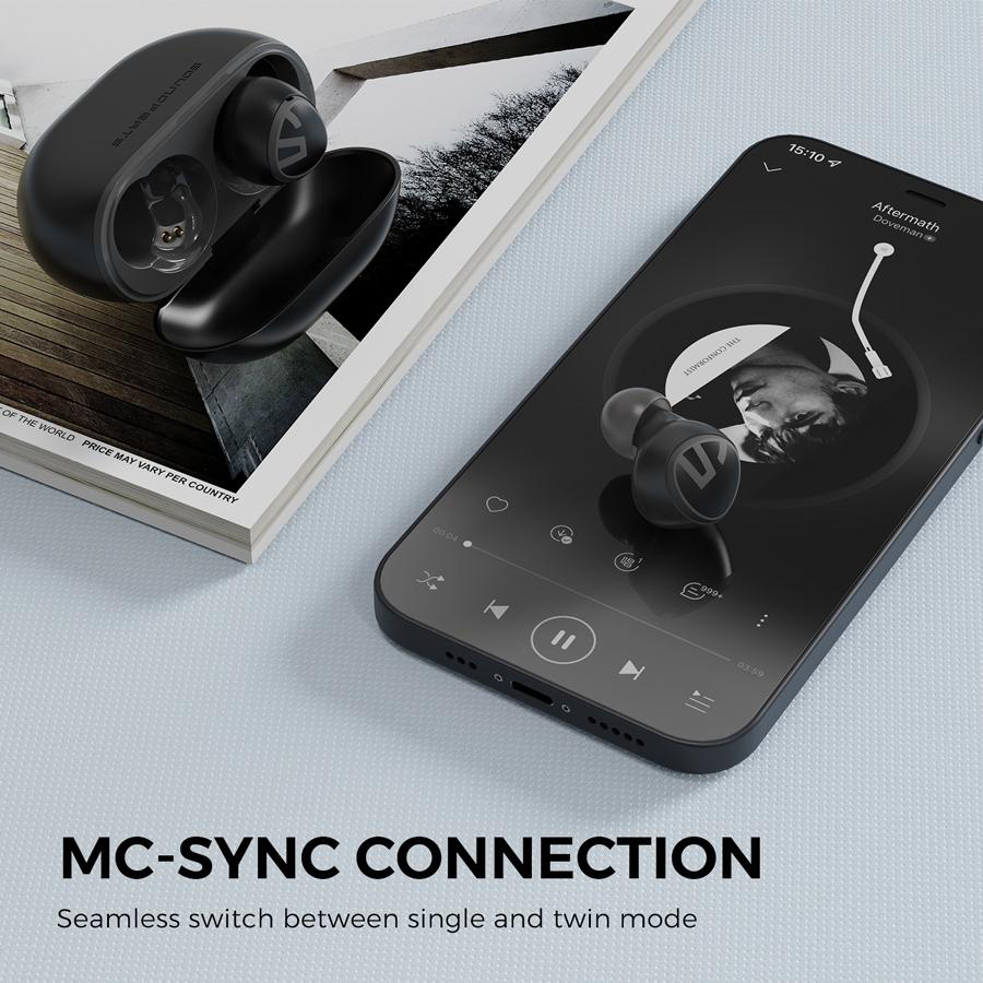 Tai nghe Soundpeats Mini: Khử tiếng ồn AI, Bluetooth 5.2, màng loa âm thanh chất lượng cao - Ảnh 2. Tai nghe Soundpeats Mini: Khử tiếng ồn AI, Bluetooth 5.2, màng loa âm thanh chất lượng cao - Ảnh 2.