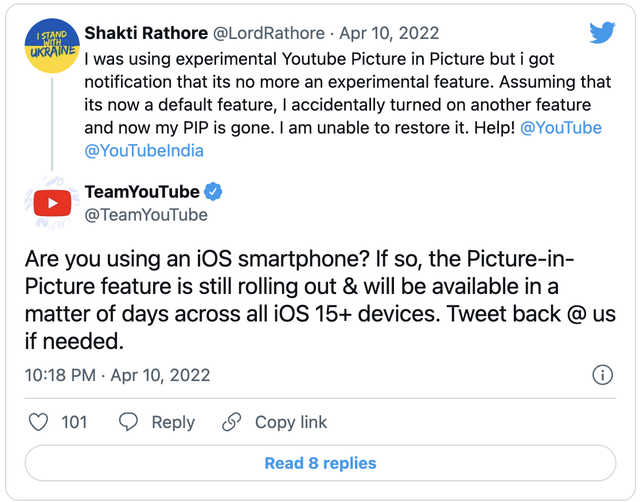YouTube sắp mở khoá tính năng Picture-in-Picture cho tất cả người dùng iOS - Ảnh 1. YouTube sắp mở khoá tính năng Picture-in-Picture cho tất cả người dùng iOS - Ảnh 1.
