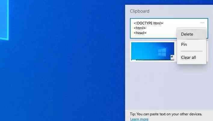 cách sử dụng tính năng Clipboard History ảnh 5 cach su dung tinh nang Clipboard History anh 5