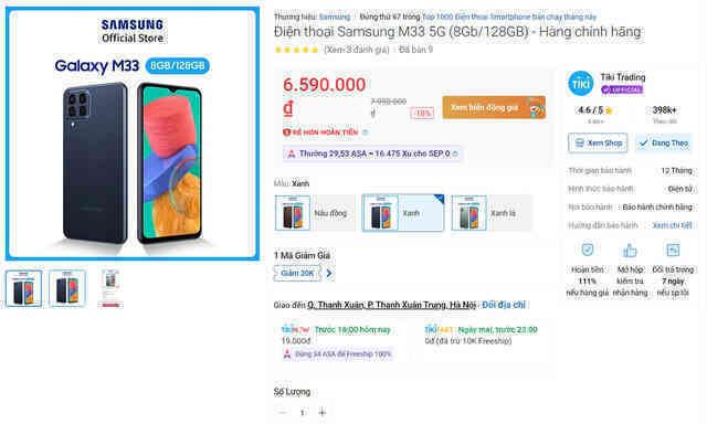Vừa ra mắt, Galaxy M23 và M33 5G giảm giá mạnh, Xiaomi liệu còn có cửa? - Ảnh 3. Vừa ra mắt, Galaxy M23 và M33 5G giảm giá mạnh, Xiaomi liệu còn có cửa? - Ảnh 3.