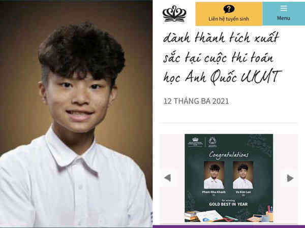 Lộ diện 2 học sinh Việt Nam dự cuộc thi Olympic tin học quốc tế tại Singapore