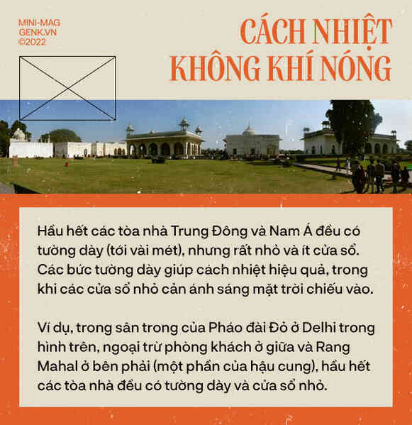 Làm thế nào để những ngôi nhà thời cổ đại không có điều hòa, tủ lạnh có thể thoát khỏi cái nóng vào mùa hè?