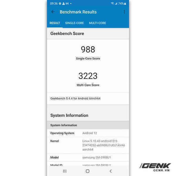 Đánh giá hiệu năng Galaxy S22 Ultra: - Ảnh 4. Đánh giá hiệu năng Galaxy S22 Ultra: - Ảnh 4.
