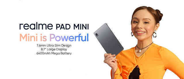 realme Pad Mini ra mắt: Màn hình 8.7 inch HD+, thiết kế hơi rẻ tiền, chip yếu, giá 4.5 triệu đồng