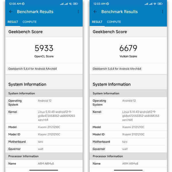 GPU đi kèm Snapdragon 8 Gen 1 là Adreno 730, có điểm OpenCL là 5933 và điểm Vulkan là 6679.