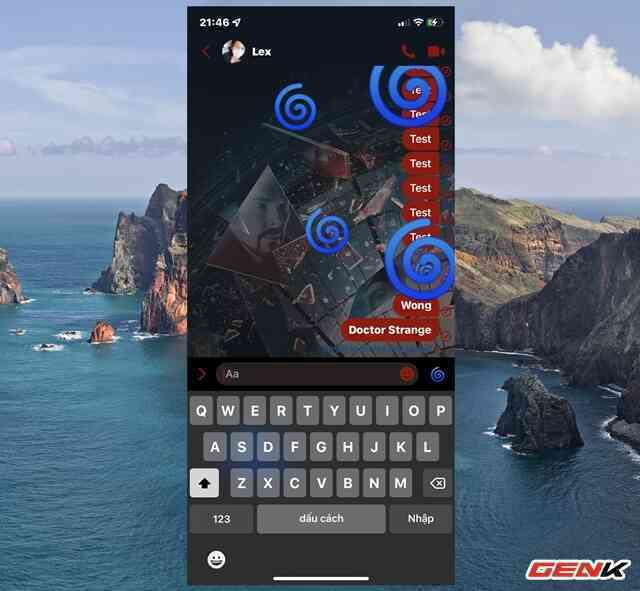 Cách kích hoạt và sử dụng giao diện Doctor Strange 2 trong Facebook Messenger - Ảnh 12. Cách kích hoạt và sử dụng giao diện Doctor Strange 2 trong Facebook Messenger - Ảnh 12.