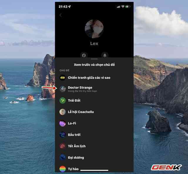 Cách kích hoạt và sử dụng giao diện Doctor Strange 2 trong Facebook Messenger - Ảnh 5. Cách kích hoạt và sử dụng giao diện Doctor Strange 2 trong Facebook Messenger - Ảnh 5.