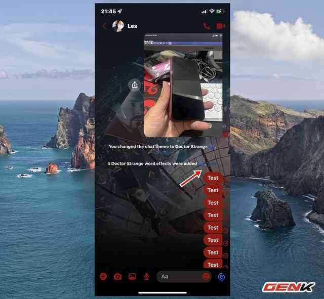 Cách kích hoạt và sử dụng giao diện Doctor Strange 2 trong Facebook Messenger - Ảnh 9. Cách kích hoạt và sử dụng giao diện Doctor Strange 2 trong Facebook Messenger - Ảnh 9.