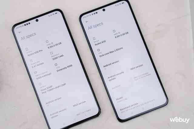Trên tay Redmi K50 và K50 Pro: Thiết kế mới, chip Dimensity mới hiệu năng ngang ngửa Snapdragon 8 Gen 1, sạc nhanh 120W, giá từ 9.6 triệu đồng - Ảnh 14. Trên tay Redmi K50 và K50 Pro: Thiết kế mới, chip Dimensity mới hiệu năng ngang ngửa Snapdragon 8 Gen 1, sạc nhanh 120W, giá từ 9.6 triệu đồng - Ảnh 14.