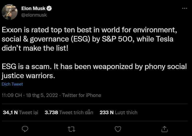 Elon Musk vừa mất 12 tỷ USD sau phát ngôn trên Twitter