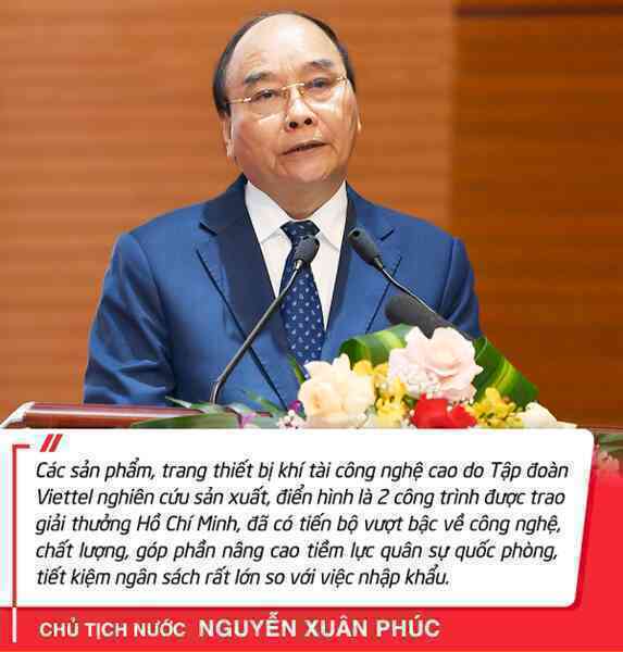 Chủ tịch nước: Hai công trình được trao giải thưởng Hồ Chí Minh của Viettel góp phần nâng cao tiềm lực quân sự quốc phòng