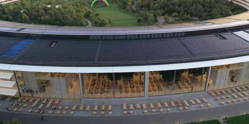 Xem cận cảnh Apple Park cực kỳ hoành tráng dưới ống kính flycam - Ảnh 5. Xem cận cảnh Apple Park cực kỳ hoành tráng dưới ống kính flycam - Ảnh 5.
