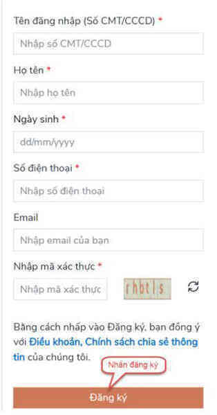 Các bước để thí sinh đăng ký trực tuyến dự thi tốt nghiệp THPT năm 2022