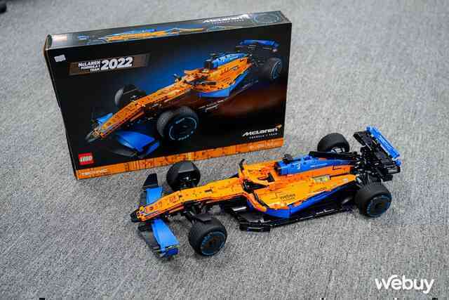 Lần đầu chơi LEGO 1432 mảnh: Mất 10 tiếng mới ghép xong, thành hình xe đua F1 McLaren chân thật từng chi tiết